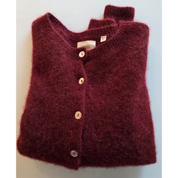 Doen Petra Cardigan in Bordeaux - Picture 2 of 8
